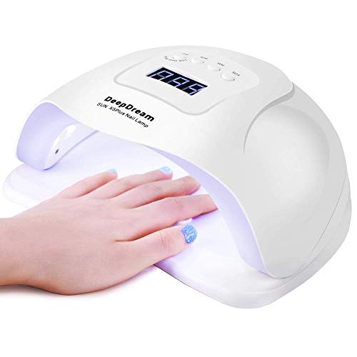 Deep Dream 110w LED Nail Lamp, UV Light Nail Dryer for Gel Acrylic Polish Fingernail Toenail Curing Lamp with 4 Timer Setting Smart Sensor