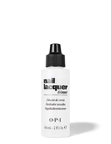 OPI Nail Lacquer Thinner with Dropper Improve Nail-Polish Consistency for Optimal Manicure Application 2 fl oz