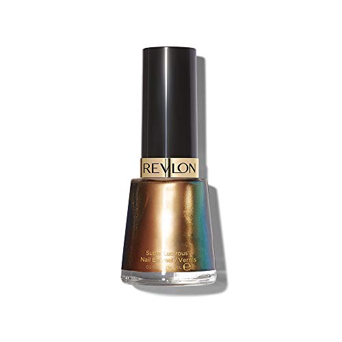 Revlon Nail Enamel, Chip Resistant Nail Polish, Glossy Shine Finish, in Blue/Green, 933 Chameleon, 0.5 oz