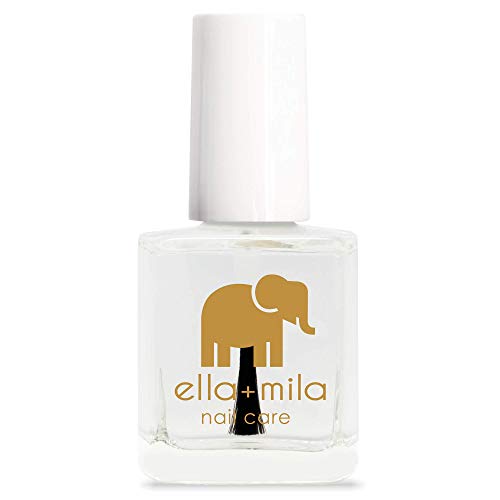 ella+mila - In a Rush | Quick Dry Top Coat | Clear Nail Polish | Shiny & High Gloss | Fast Drying No Chip Formula | UV Inhibitor Which Prevents Yellowing