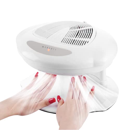 Makartt Nail Dryer, 400W Air Nail Fan Dryer with Automatic Sensor Nail Polish Dryer for Regular Polish Nail Blow Dryer Warm and Cool Wind Nail Dryer Fan for Manicure Pedicure Salon Home Use