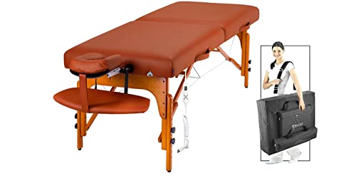 Master Santana Massage Table Heated Professional, Extra Wide Massage SPA Bed, Portable Facial Bed with Heat, 31 Inch Beauty Bed, for Masseur, Physiotherapist, Lightweight Reiki Exercise Bed