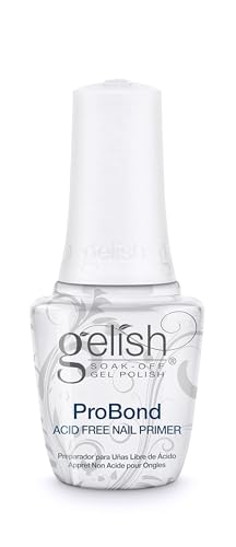 Gelish ProBond Nail Primer – Acid-Free Gel & Acrylic Adhesion, pH-Balanced, Promotes Long-Lasting Bond for Nail Plates, Safe for Natural Nails (15mL)