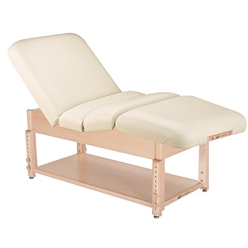 EARTHLITE Stationary Massage Table SEDONA - Solid Hard Maple, Options for 3 Bases, 3 Tops, 6 Colors, Adjustable Height (28-32'x73') - Made in the USA