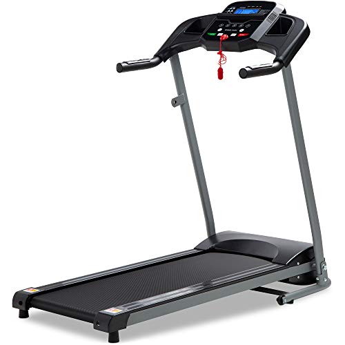 Best Choice Products 800W Portable Folding Electric Motorized Treadmill Machine w/ Rolling Wheels - Black