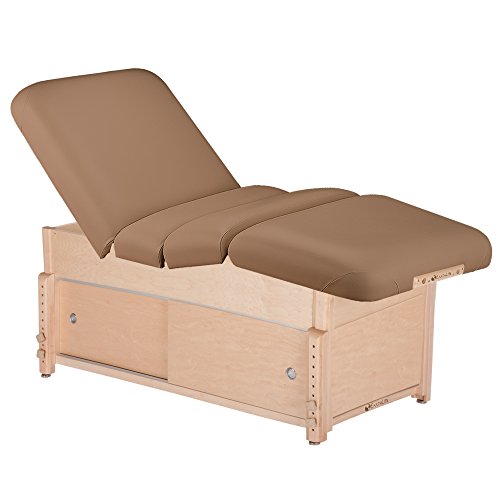 EARTHLITE Stationary Massage Table SEDONA - Solid Hard Maple, Options for 3 Bases, 3 Tops, 6 Colors, Adjustable Height (28-32'x73') - Made in the USA