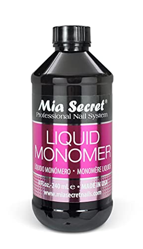 Mia Secret 8 oz / 240ml LIQUID MONOMER PROFESSIONAL ACRYLIC NAIL SYSTEM
