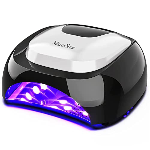 MelodySusie UV LED Nail Lamp for Salon, Professional 48W UV Nail Lamp for Gel Nail Polish Curing with Auto Sensor and 3 Timers, Fast Curing Nail Dryer Nail Light