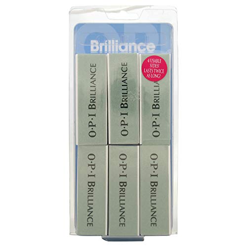 OPI Brilliance Block Nail File, 6 Count