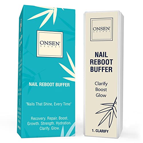 Professional Nail Buffer Block | Made in USA | Ultimate Shine Nail Buffing Block with 3 Way Buffing Methods, Smooth & Shine After Nail File, Purse Size Manicure Tools for Nail Care - 1 Pack by Onsen