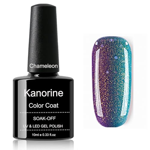 Kanorine Temperature Color Changing Gel Nail Polish 10mL UV LED Soak Off Gel kit