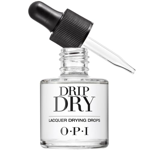 OPI Drip Dry, Nail Lacquer Drying Drops, Nail Polish Fast Drying Drops, 0.28 Fl Oz (Pack of 1)