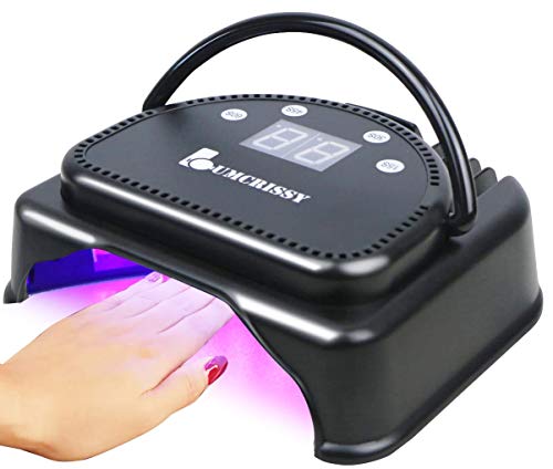 Professional Nail Lamp for Gel Nail.Lumcrissy UV LED Nail Dryer,Nail Lights for Gel Nails Polish,32PCS Premium Light Beads with Metal Cover(Not Cordless,Needed Plug in)