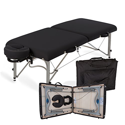 EARTHLITE Portable Massage Table Luna - 30' Wide, CFC Free Professional Foam, Weighs Only 29lbs, Patented, Strong Aluminum Reiki Frame (Working Weight 750lbs)