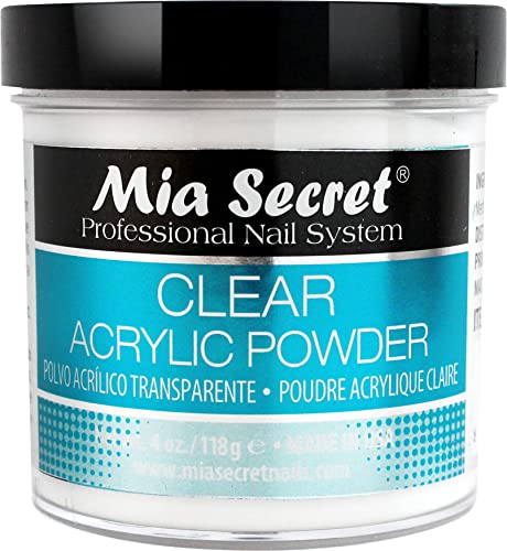 Mia Secret Clear Acrylic Powder (4oz)