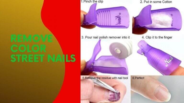 how to remove color street nails